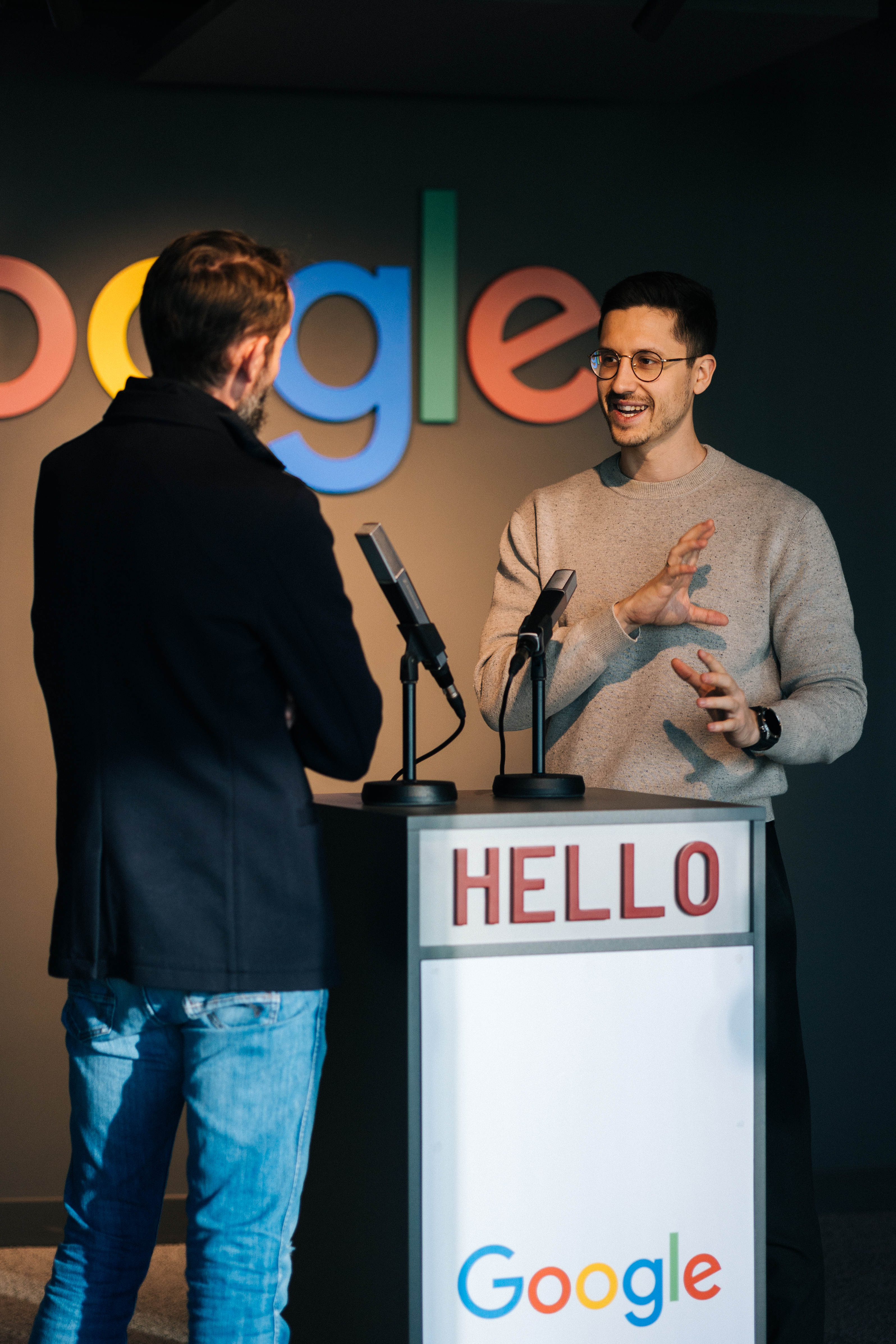 Rozmowa w siedzibie Google — budowanie relacji z uczestnikami